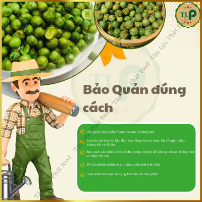 Đậu Hà Lan rang muối đặc biệt thơm ngon hiệu Tân Lộc Phát 250G