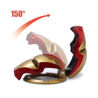 Miếng Dán Trang Trí NÚT KHỞI ĐỘNG XE ô tô - Tránh Vô Tình Chạm Nhầm | Hình IRON MAN Vui Nhộn