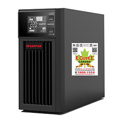 Bộ lưu điện Santak True Online 3KVA - Model C3KS-LCD - Hàng chính hãng (không bao gồm acquy)