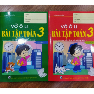 Sách - vở ô li bài tập toán 3 - quyển 1 ( Kết nối chi thức với cuộc sống )