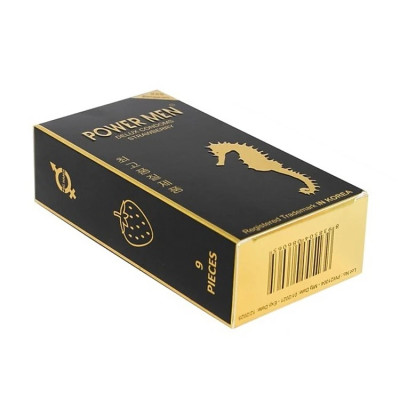 Bao Cao Su Gân Gai Kéo Dài Power Men Strawberry 9s - 100% Chính Hãng - Che Tên Sản Phẩm