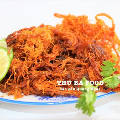 Bò khô Thu Ba 250gr dạng sợi, ăn vặt, biếu quà Tết