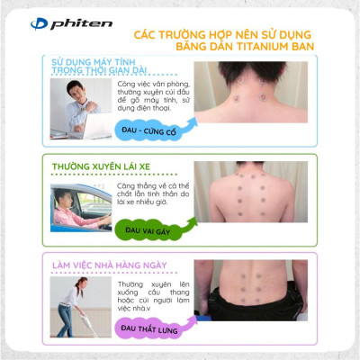 Miếng dán giảm đau Metax Phiten metax tape (50 miếng) PT730000