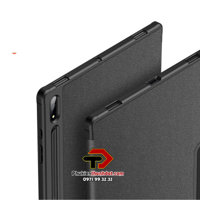 Bao da dành cho SamSung Galaxy Tab S8 Ultra có ngăn đựng bút chính hãng Dux Ducis Domo - Hàng nhập khẩu