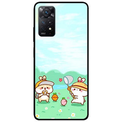 Ốp lưng dành cho Xiaomi Redmi Note 11 Pro mẫu Bánh Bao Bắt Bướm