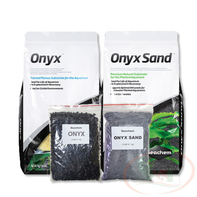 Nền Seachem Onyx Sand hạt mịn, Gravel hạt to giữ pH cao hồ cá tép màu sula