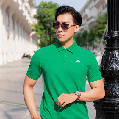 Áo Polo Nam Cổ Bẻ, Phối Nách, Xẻ Tà ALLPUR Công Nghệ Coolmax Siêu Mát - Chống Nhăn - Ngăn Mùi - Màu Xanh