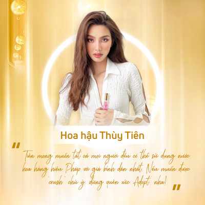 Nước hoa nữ thơm lâu chính hãng,nước hoa thùy tiên adopt Lady Glitter hương thơm kiêu sa dung tích 30ml