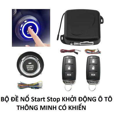 Bộ  Start/Stop Khởi Động ÔTo Từ Xa Bằng Nút Bấm – Nút Đề Nổ 1 Chạm Thông Minh Smart System Cao Cấp, ĐÈN TRANG TRÍ , ĐỒNG HỒ TREO TƯỜNG