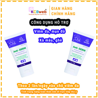 Kem bôi ngoài da Anti-Derm, mụn, ghẻ, xà mâu cho thú cưng