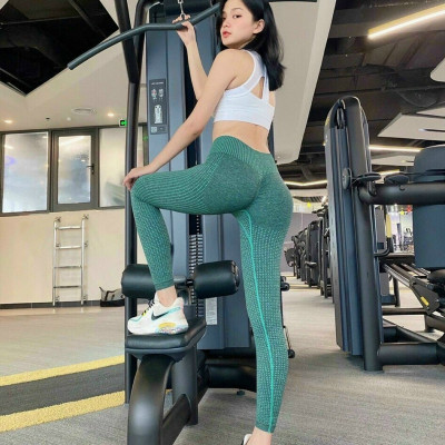 Quần Dài Legging Nữ Lưng Cao Hack Dáng Tập Thể Thao