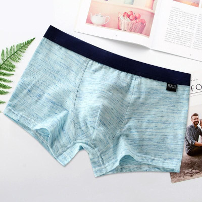 Hộp 4 quần lót nam boxer cotton cao cấp vải mềm co giãn thoáng mát
