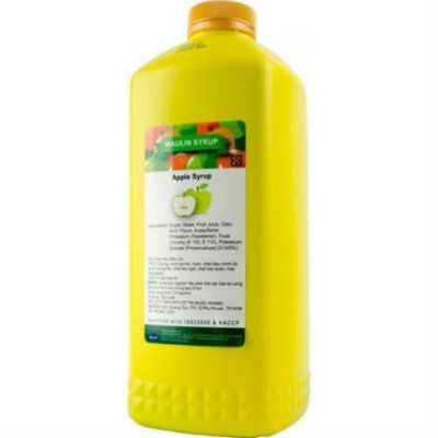 Siro Táo MauLin (MauLin Apple Syrup) Chai 2.5 kg - Nguyên liêu pha chế trà sữa hương thơm hảo hạng