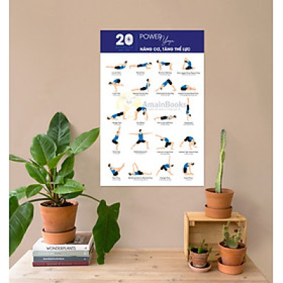 Tranh Các Động Tác Power Yoga – Sự Tinh Tế của Năng Động và Tinh Thần