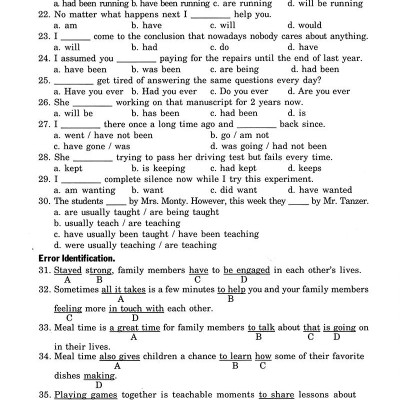 Bài Tập Trắc Nghiệm Tiếng Anh 12 (Không Đáp Án)