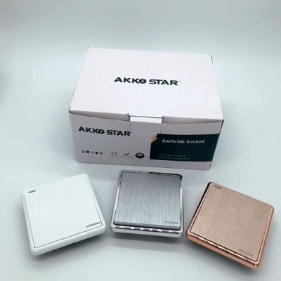 CÔNG TẮC ĐƠN 1 CHIỀU 04057 AKKO STAR   - HÀNG CHÍNH HÃNG