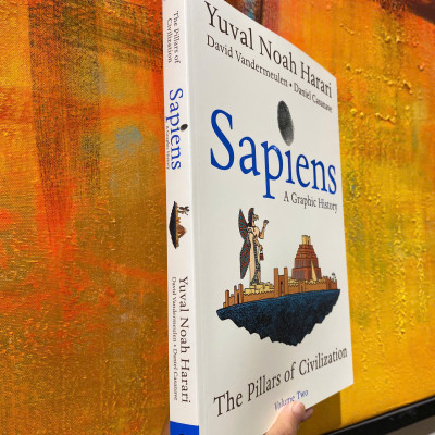 Sách - Sapiens: A Graphic History: The Pillars of Civilization (Vol. 2) by Yuval Noah Harari