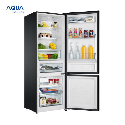 Freeship Toàn Quốc - Tủ lạnh ngăn đông dưới Aqua 324 Lít AQR-IG378EB(GB) - Bảo hàng 2 năm - Hàng chính hãng
