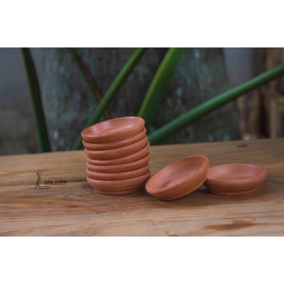 Đĩa lót chậu đất nung (nhiều size) - Lớn nhỏ đủ cả, chất liệu đất nung chất lượng