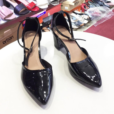 Giày cao gót công sở Hot trend da bóng 21137