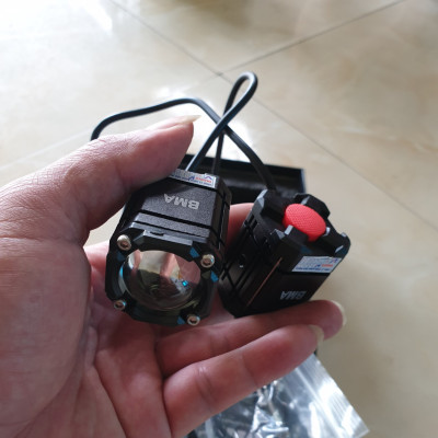 (LOẠI TỐT) Đèn led trợ sáng xe máy 2 màu cốt pha B.M.A bi cầu bản đặc biệt 4 chế độ mẫu mới hàng víp siêu gom , phụ kiện xe máy