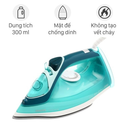 Bàn là, bàn ủi hơi nước cầm tay Philips DST3030, công suất 2400W, phun hơi tự động, bảo hành 2 năm | Hàng Chính Hãng