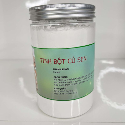 Tinh Bột Củ Sen 100% Nguyên Chất - Cung cấp đầy đủ dưỡng chất cho cơ thể ( Hủ 200gr)