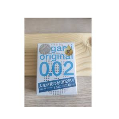 Bao cao su cao cấp Sagami Original 0.02 Non Latex mượt mà, êm ái, chân thực, Hộp 3 chiếc