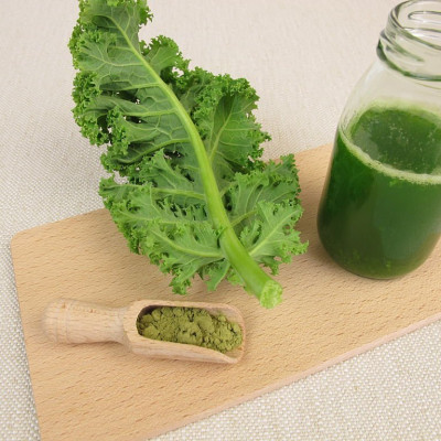 Bột Cải Xoăn Kale Sấy Lạnh Nguyên Chất Hộp 30g  - Detox, thải độc cơ thể, giảm cân, hỗ trợ điều trị tiểu đường