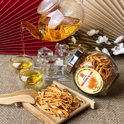 Đông trùng hạ thảo sấy thăng hoa thượng hạng Healwa 15g Hàng chính hãng