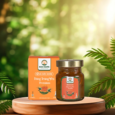 Đông Trùng Yến Nguyên Chất Premium BIO HOPE, Kết Hợp Giữa Yến Sào Thượng Hạng Và Đông Trùng Hạ Thảo - Hũ 70ml