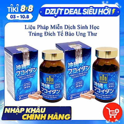 Combo 2 Hộp Okinawa Fucoidan Kanehide Bio Của Nhật Bản (180 Viên x2) Phòng Và Hỗ Trợ Ức Chế Tăng Trưởng Tế Bào Ung Thư, Tăng Cường Hệ Miễn Dịch Cho Cơ Thể, Kéo Dài Tuổi Thọ