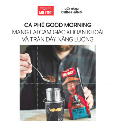 Cà Phê Rang Xay Túi Good Morning Vietnam MR.VIET (250g/Túi)