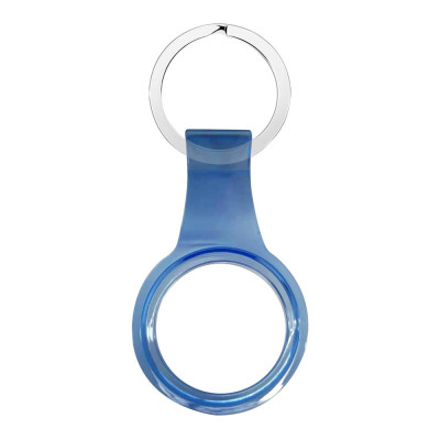 CINCATDY Bao Case Vỏ Bảo Vệ Silicone TPU Trong Suốt Keychain cho Apple AirTag