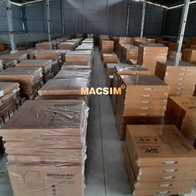 Thảm lót cốp xe ô tô Subaru Forester 2019+ nhãn hiệu Macsim chất liệu TPV cao cấp màu đen