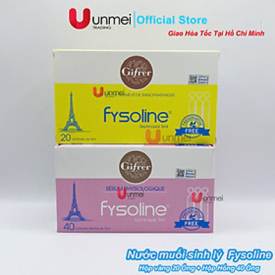 Combo Nước muối sinh lý Fysoline - Vệ sinh mắt, mũi, miệng