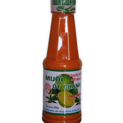 Muối Ớt Đỏ Chai Lớn 250g (lốc 6 chai) Thương Hiệu Thiên Thiên Food - Đặc Sản Nha Trang Dùng Chấm Hải Sản