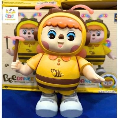 Đồ Chơi Âm Thanh Cho Bé Kuromi, rồng, thỏ, ong vàng, Lắc Lư Nhún Nhảy Phát Nhạc Đèn Dễ Thương