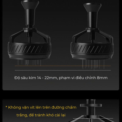 Combo dụng cụ pha espresso Diagonal line Series Feepie