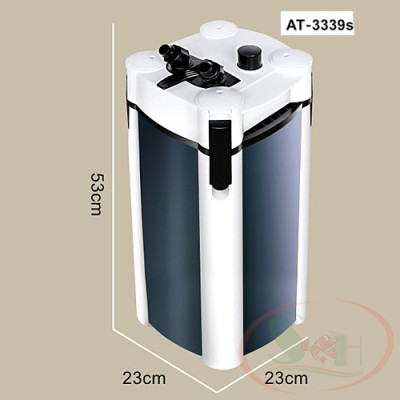 Lọc thùng Atman AT 3336S, 3338S, 3339S canister filter lọc ngoài bể cá tép thủy sinh