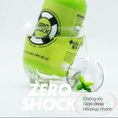 Giảm stress Extrabio Zero Shock khử clo xử lý nước bể cá tép thủy sinh