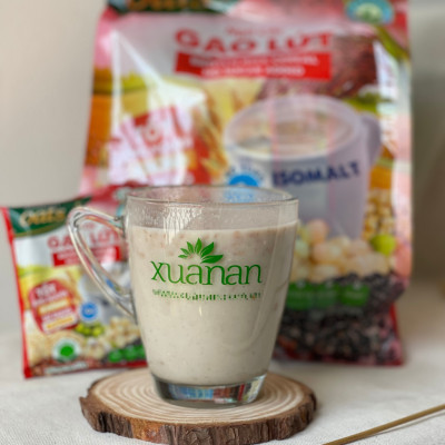 Combo 2 túi: Ngũ Cốc Gạo Lứt Huyết Rồng ít đường 400G + N.Cốc Gạo Lứt No Sugar[đường ăn kiêng]400G(Tặng Kèm 2 Túi Yến Mạch 150G)