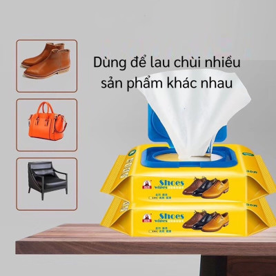 Giấy vệ sinh  giày bịch 30 tờ , vệ sinh các giày thể thao , các loại da , siêu sạch ,giúp sáng bóng , sạch sẽ , tiện lợi nhỏ gọn dễ dàng mang theo mọi nơi 