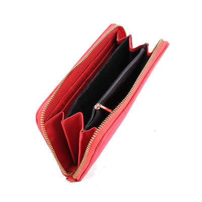 Ví nữ da đà điểu màu đỏ HJ93401-17-33-44