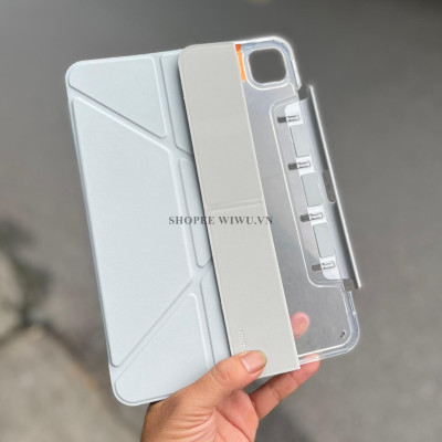 Bao Da Cho iPad Pro 11 M4 2024, iPad Gen 10 ,iPad Pro 11 M1/M2 , iPad Pro 13 inch M4 ,iPad Air 4 Air 5 Ai6 M2 2024 Gập chữ Y Đa Năng lưng trong chống sốc chống ố hiệu Mutural Defender Case - Hàng chính hãng