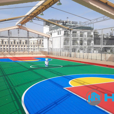Sơn phủ Sân Thể Thao HTS SPORT cho sân Pickleball, Tennis, Cầu lông, Bóng rổ, Tennis, sân khác thùng nhỏ 5kg