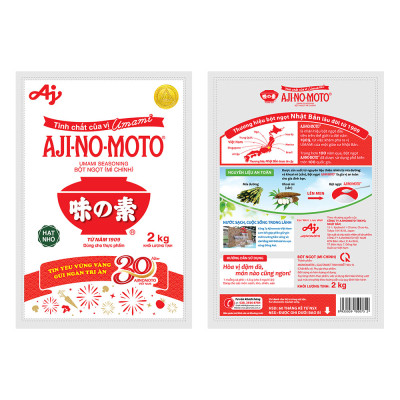 Bột Ngọt AJI-NO-MOTO® Hạt Nhỏ 2kg/Gói