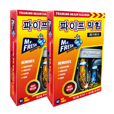 Combo 3 hộp 6 gói bột thông tắc làm sạch đường ống Hàn Quốc (100g/gói)