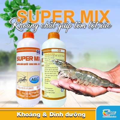 Super Mix – Khoáng chất giúp tôm phát triển nhanh, lột xác đều và cứng vỏ