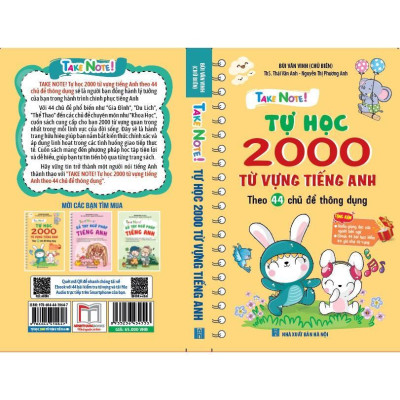 Sách - Take Note - Tự Học 2000 Từ Vựng Tiếng Anh - Theo 44 Chủ Đề Thông Dụng - Minh Thắng